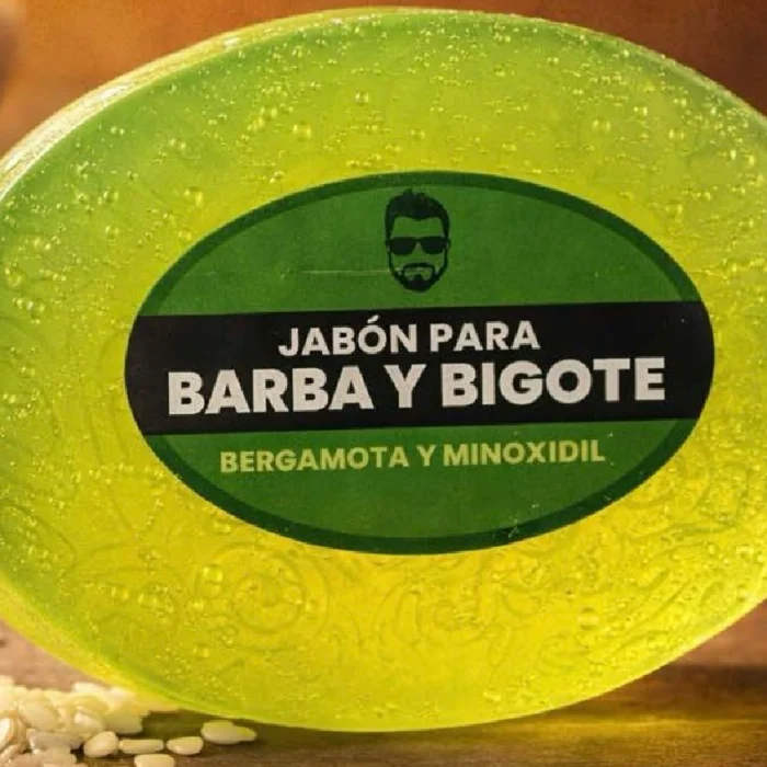 jabon para barba y bigote